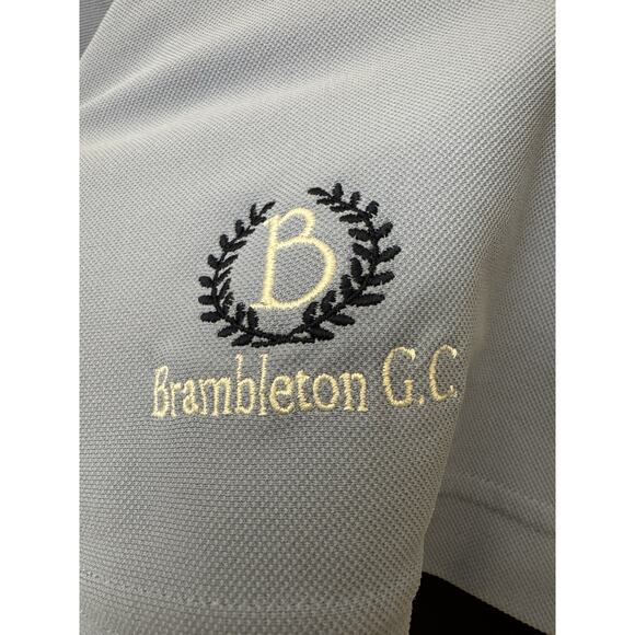 FootJoy XL Blue Golf Polo | Brambleton Golf Club Logo - Picture 9 of 11